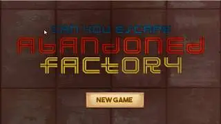 Can You Escape Abandoned Factory Walkthrough