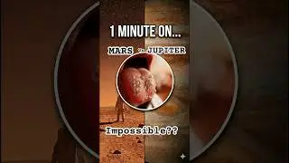 1 Minute on Mars vs Jupiter😱| pt 2 if we can survive |Is mars backup earth? #space #whatif #shorts