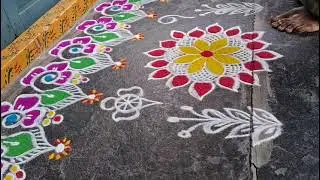 కార్తీక మాసంలో తులసి కోట దగ్గర వేసుకునే సులువైన ముగ్గు