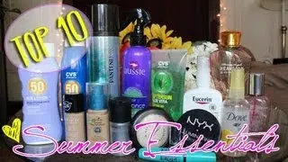 MY TOP 10 SUMMER ESSENTIALS!