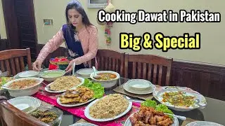 I Cooked a Big Pakistani Dawat For a Newly Married Couple | Pakistan Vlog 🇵🇰