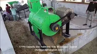 5 TPH capacity Green Napier Grass Grinder
