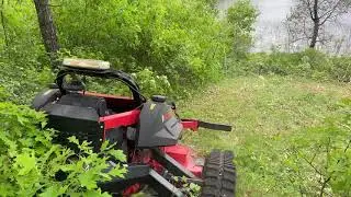 RC Mowers TK-60XP Tracked Slope Mower on Lakeside Brush
