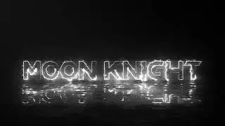 After Effects : Electric Neon Logo Moon Knight  ( Saber-Plugin)