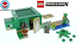 LEGO Minecraft 21254 The Turtle Beach House &ndash; LEGO Speed Build Review