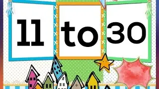 Learn number counting 11-30| Numbers for Kids in English| Number names with spelling| Kids Learning