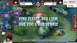 Reaction Para Pro Player melihat RRQ Vynn curi Lord Turnament M2 Champions #IndoPride #KangCuriLord