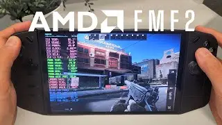AMD Fluid Motion Frames 2 on Legion Go, Streets of Tarkov