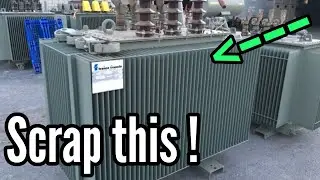 How to buy and scrap massive copper transformers !
