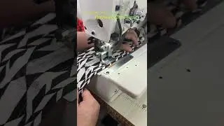 She is using this machine to make buttonholes on this shirt. #clothingmanufacturer #garmentfactory