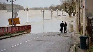 France inondations : quatre d&eacute;partements maintenus en alerte rouge