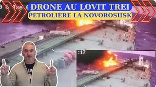Dronele AFU au lovit trei petroliere în centrul Mării Negre din Novorossiisk