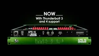 McDSP APB-16 hardware with Thunderbolt 3 now shipping