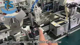 #COBOT Device #ABB #Universal #robotic #label #feeder for single-line label or multi-line labels