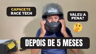🔴 CAPACETE RACE TECH AP&Oacute;S 5 MESES DE USO &ndash; AINDA T&Aacute; APERTADO? VALE A PENA? 🔴