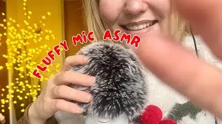 ASMR Mic Rubbing & Scalp Massage | Relaxing Fluffy Mic Sounds in Dark Lighting