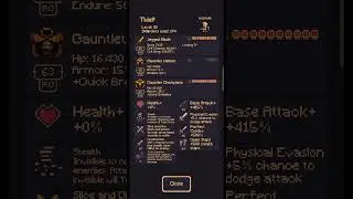 onebit adventure - 9500+ steps with thief character