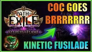 [POE 3.27] Kinetic Fusilade COC Lightning Warp Build idea - 0% duration will be CRACKED
