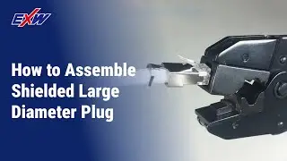 How to assembly RJ45 Cat.6A Shielded Large Diameter Plug?