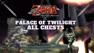 The Legend Of Zelda: Twilight Princess - Palace Of Twilight - All Chests & Poe Locations