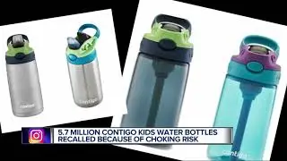 Millions of kids water bottles sold at Target, Walmart recalled due to choking hazard