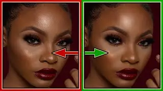 Photoshop Haut abpudern beauty Portrait Retusche Tutorial deutsch 2022