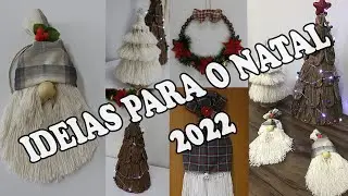 IDEIAS DE DECORA&Ccedil;&Atilde;O DE NATAL SIMPLES E BARATO🎄 - NATAL 2022
