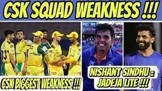 IPL 2023 CSK BIGGEST WEAKNESS 🤯 || Jadeja New Version = Nishant Sindhu 🔥