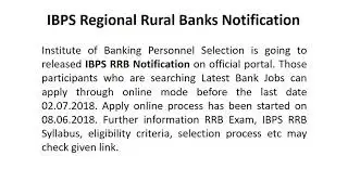Download IBPS RRB Syllabus 2018- Topic Wise RRB Pre Exam Pattern/ Syllabus