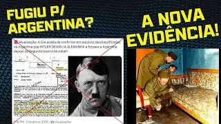 A EVID&Ecirc;NCIA QUE P&Ocirc;S FIM A TESE DE QUE HITLER FUGIU P/ ARGENTINA!