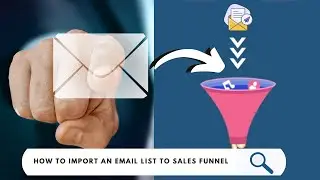 How to import email list to sales funnel systeme io
