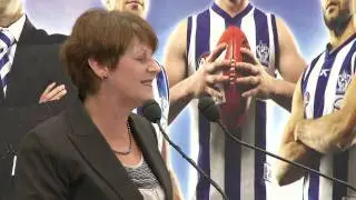 John Brumby - Arden Street HQ boost for North Melbourne Kangaroos Football Club