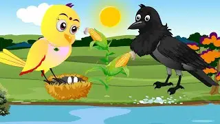 Kauwa Chidiya Kahani | Chidiya Kauwa Hindi cartoon | Tuni Chidiya ka Ghosla | Chichu TV