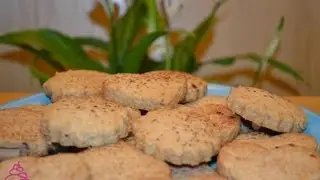 Dulces de Navidad. Mantecados 4 iguales. Repostería