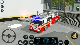 City Firefighting Truck Simulator - Fire Engine Driver On A Missions - Android Gameplay