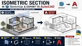 How to Create an Isometric Section in SketchUp and Export to AutoCAD