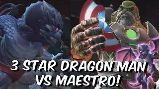 3 Star Dragon Man VS Maestro Act 4 Final Boss! - Marvel Contest of Champions