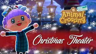 Creating A Music Theater, Speed Build - Animal Crossing New Horizons Holiday Video