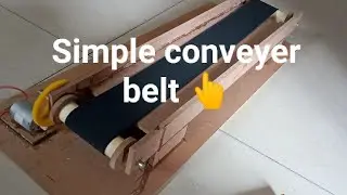 how to make simple conveyer belt with rectifier circuit