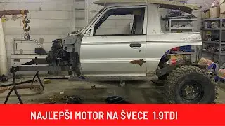 Založili sme najľepši motor na Švece! Pajero 1.9 TDI project #TrtkačGarage