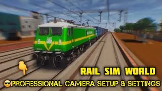 Rail Sim World |😎Professional Camera Setup & Settings
