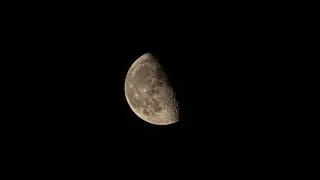 A timelapse of a Waning Gibbous | 19 July 2022 | #astronomy #astrophotography #moon