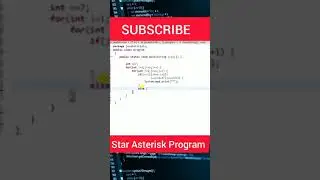 Asterisk Pattern Program | Computer Programming | 