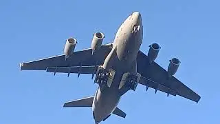 C-17 aborted landing no.2 overhead 