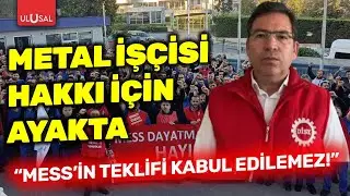 Metal İşçisi hakkı için ayakta: 