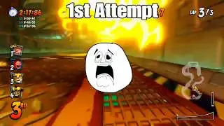 CTR | Sewer Speedway, CTR Token challenge [HARD MODE]