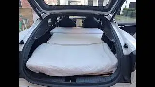 Tesla Model S Bed Materress camping bed DIY project
