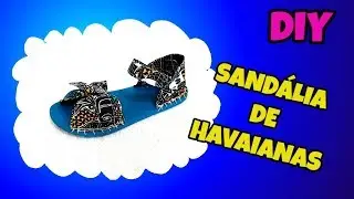 HAVAIANAS COM TECIDO /FÁCIL/ MODELO SANDÁLIA