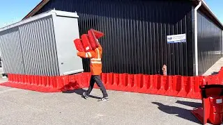 NoFloods EasyWall - How to Easy Protect a Building from floods