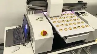 A2 Flatbed Food Printer for Macaron Printing &ndash; Edible Ink Demo